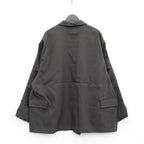 TECH DOUBLE-BREASTED JACKET MOD #CHARCOAL [BJ-57023W]