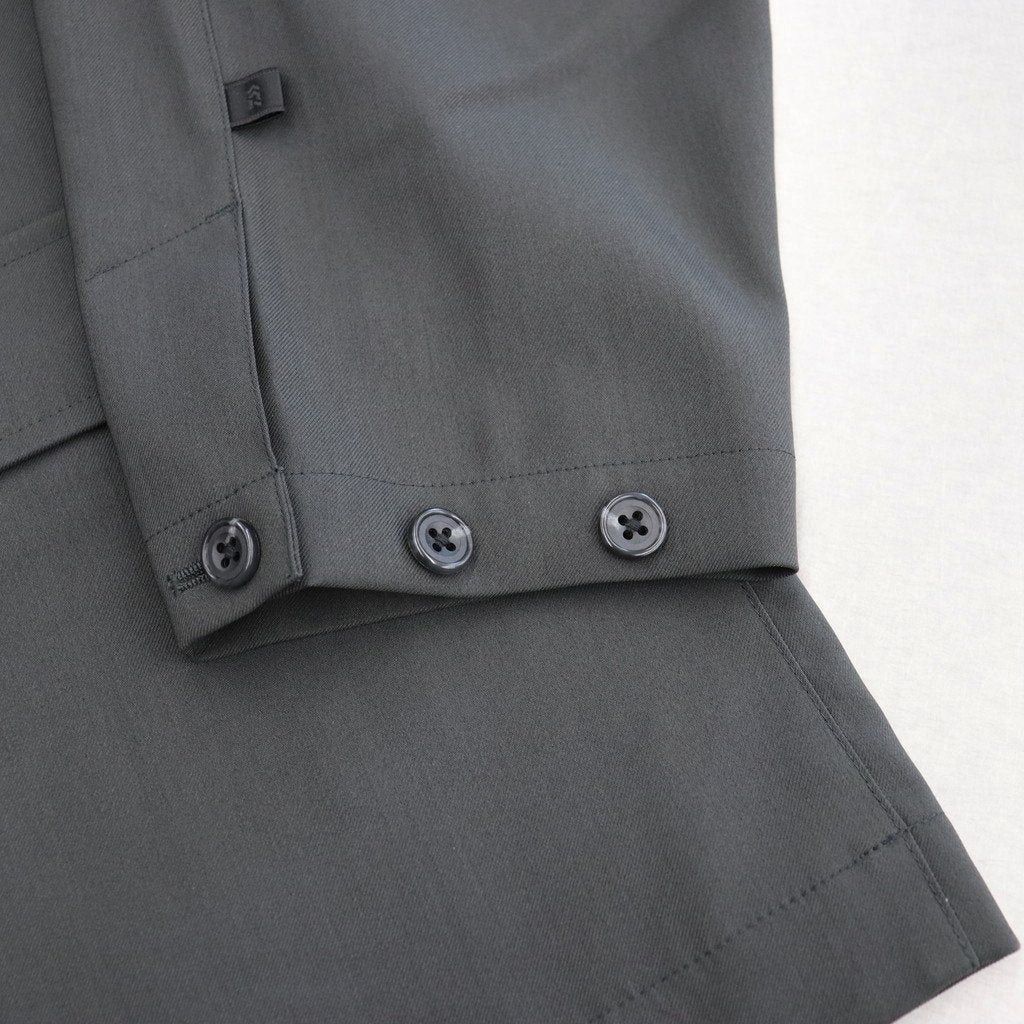 TECH DOUBLE-BREASTED JACKET MOD #CHARCOAL [BJ-57023W]