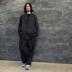 TECH DOUBLE-BREASTED JACKET MOD #CHARCOAL [BJ-57023W]