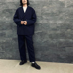 TECH DOUBLE-BREASTED JACKET MOD #D-NAVY [BJ-57023W]