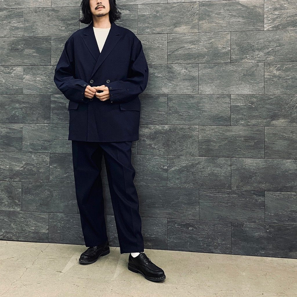 TECH DOUBLE-BREASTED JACKET MOD #D-NAVY [BJ-57023W]