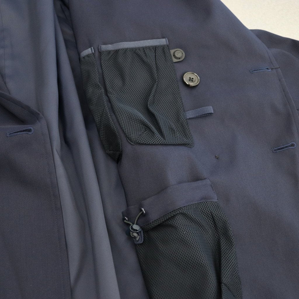 TECH DOUBLE-BREASTED JACKET MOD #D-NAVY [BJ-57023W]