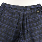 FURROW BALLOON PANTS #BLUE PLAID [SU23-B02]