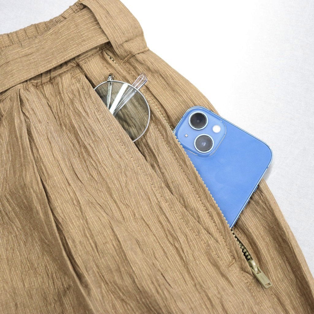 FURROW BALLOON PANTS #BEIGE [SU23-B02]