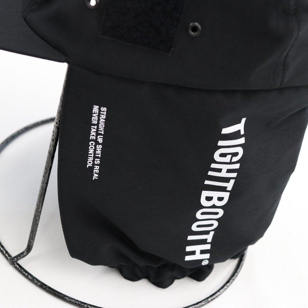 SUNSHADE CAMP CAP #BLACK [SU23-H08] _ TIGHTBOOTH PRODUCTION