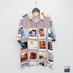 DAVIDE SORRENTI | S/S HAWAIIAN SHIRT -TYPE 1- #PURPLE [DAVIDESORRENTI-WM-HI03]