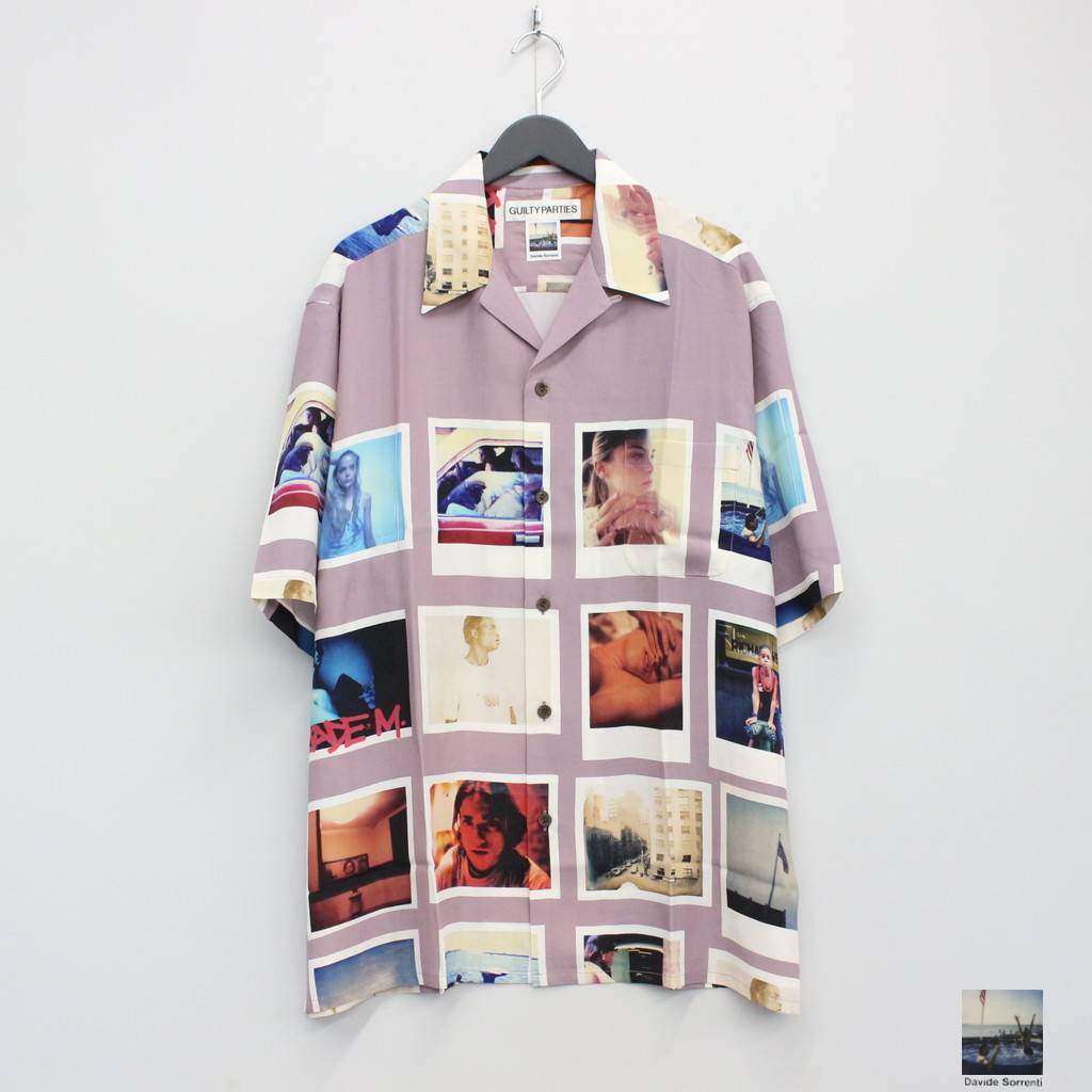 DAVIDE SORRENTI | S/S HAWAIIAN SHIRT -TYPE 1- #PURPLE [DAVIDESORRENTI-WM-HI03]