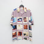 DAVIDE SORRENTI | S/S HAWAIIAN SHIRT -TYPE 1- #PURPLE [DAVIDESORRENTI-WM-HI03]