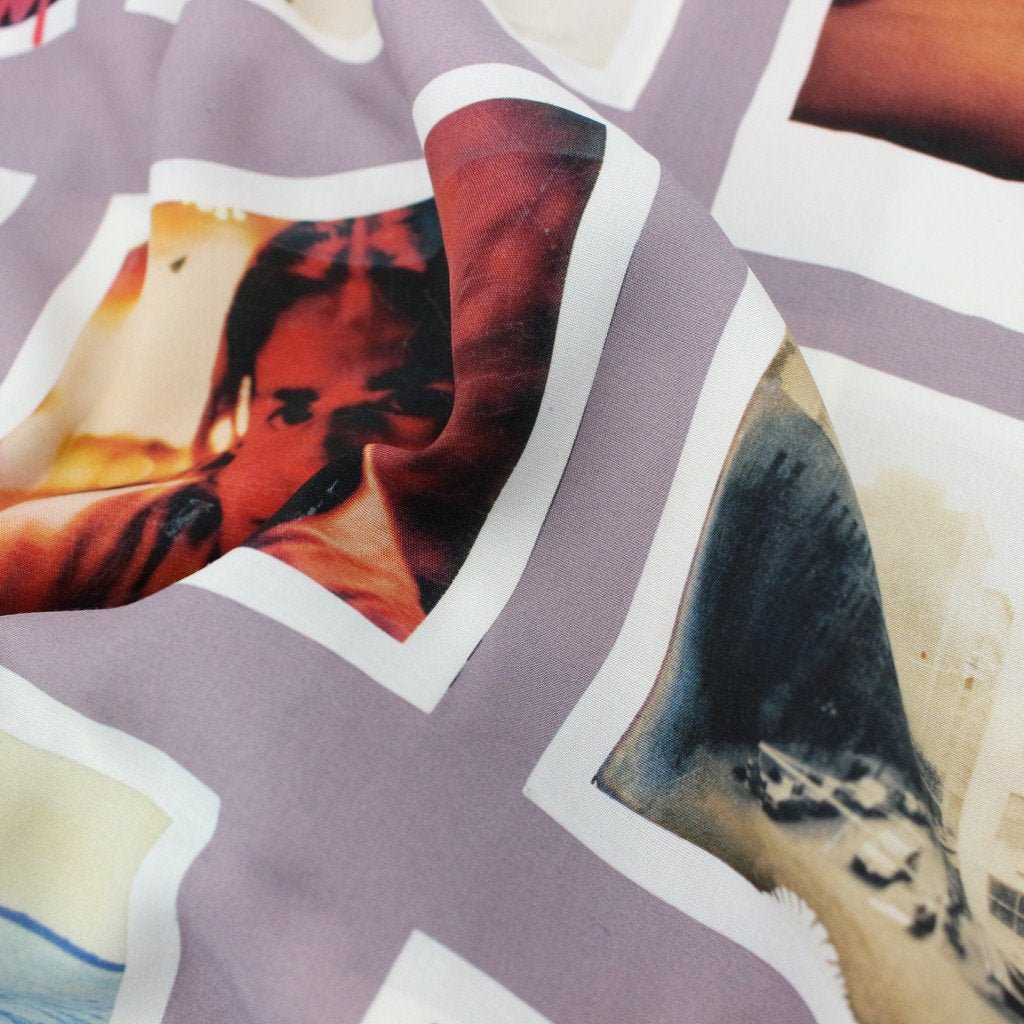 DAVIDE SORRENTI | S/S HAWAIIAN SHIRT -TYPE 1- #PURPLE [DAVIDESORRENTI-WM-HI03]