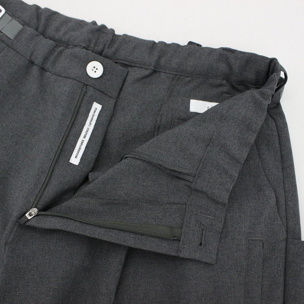 輕質氣球九分褲 #CHARCOAL [FST03232M0003]