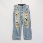 DENIM BORO BAGGIE PANTS #INDIGO [23AW-FS-17/FS1266]