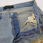 DENIM BORO BAGGIE PANTS #INDIGO [23AW-FS-17/FS1266]