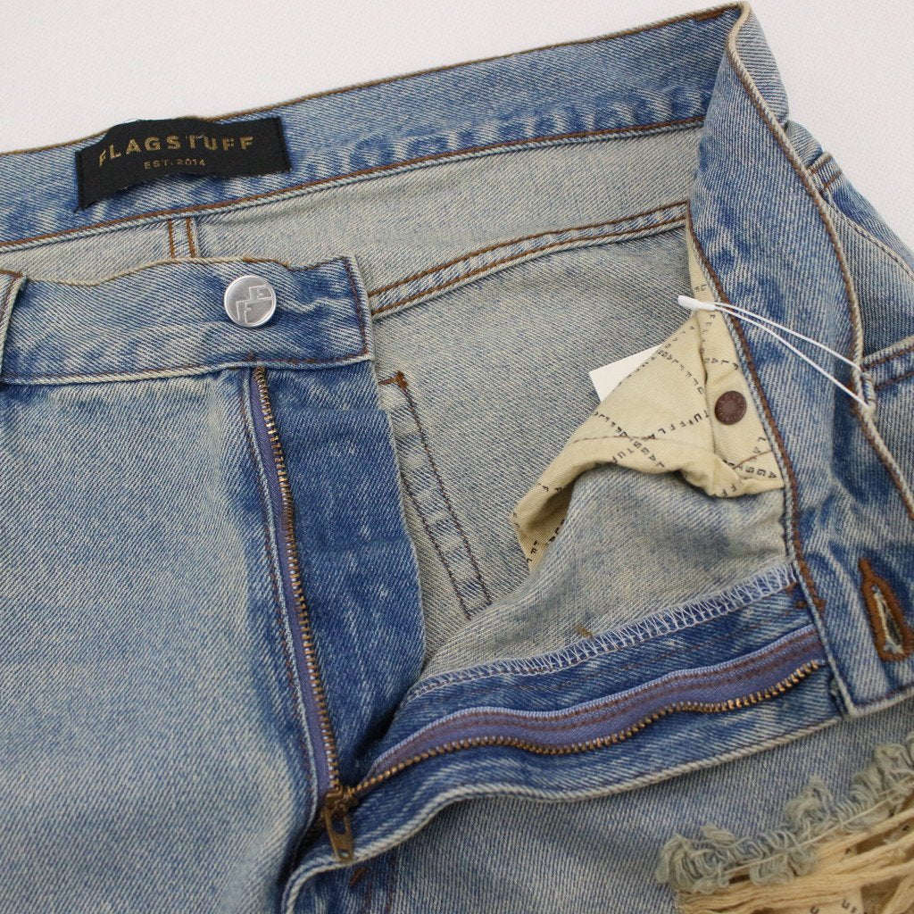 DENIM BORO BAGGIE PANTS #INDIGO [23AW-FS-17/FS1266]