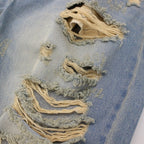 DENIM BORO BAGGIE PANTS #INDIGO [23AW-FS-17/FS1266]