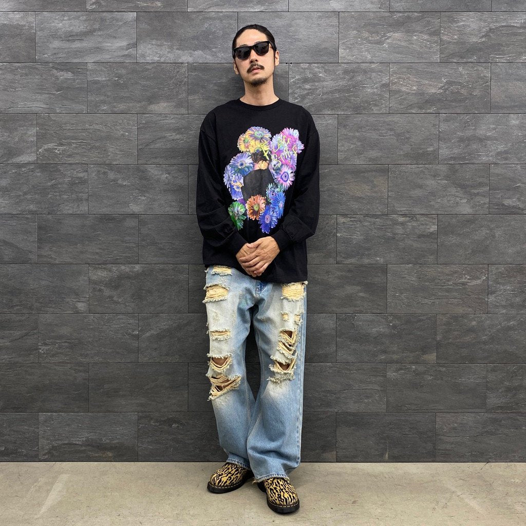 DENIM BORO BAGGIE PANTS #INDIGO [23AW-FS-17/FS1266]