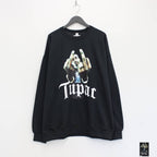 TUPAC | CREW NECK SWEAT SHIRT #BLACK [TUPAC-WM-SS04]