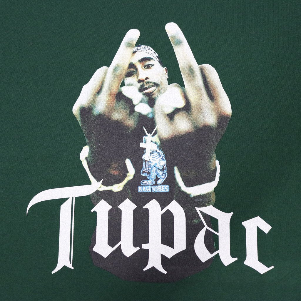 TUPAC | CREW NECK SWEAT SHIRT #GREEN [TUPAC-WM-SS04] _ WACKO MARIA