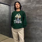 TUPAC | 圓領運動衫#綠 [TUPAC-WM-SS04]