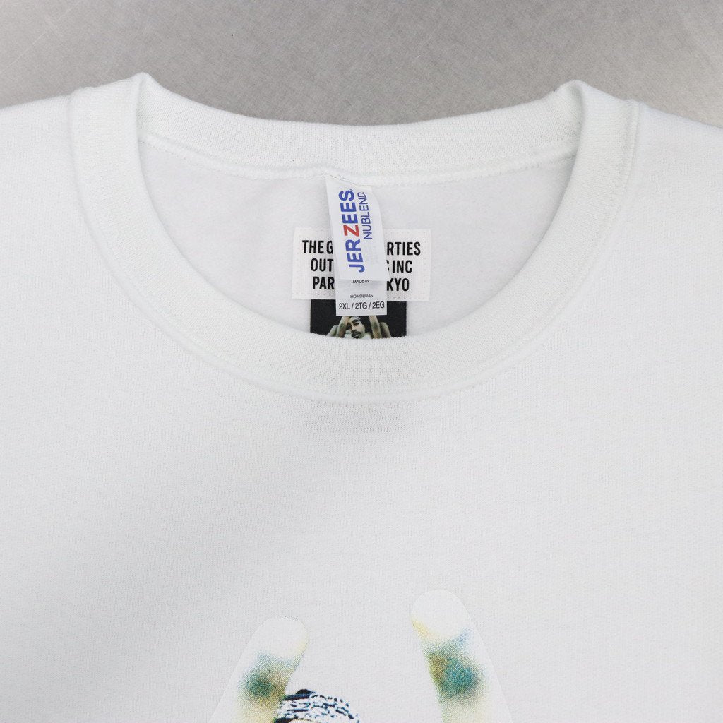 TUPAC | 圓領運動衫#白色 [TUPAC-WM-SS04]