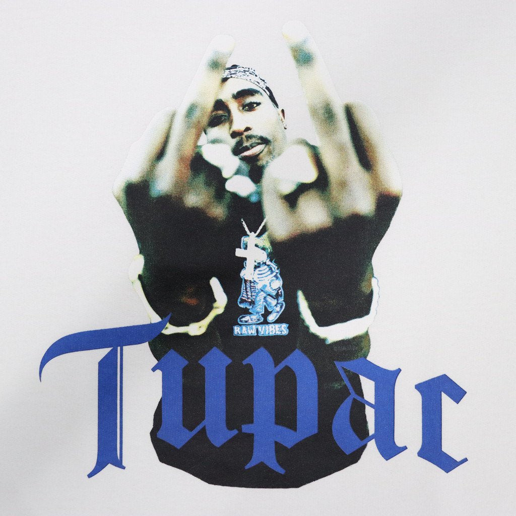 TUPAC | 圓領運動衫#白色 [TUPAC-WM-SS04]