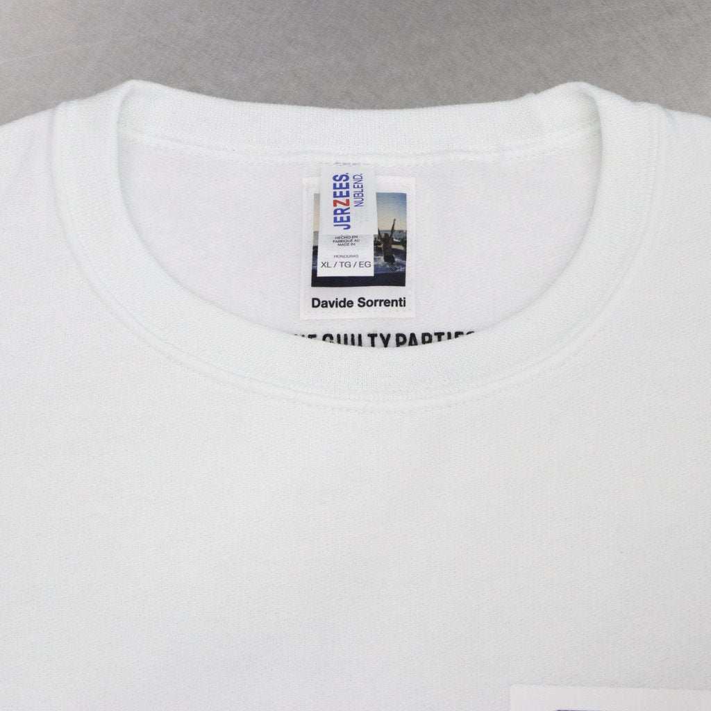 DAVIDE SORRENTI | 圓領運動衫 - 類型 2- #白色 [DAVIDESORRENTI-WM-SS07]