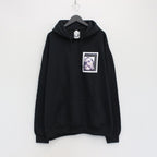 DAVIDE SORRENTI | PULLOVER HOODED SWEAT SHIRT -TYPE 2- #BLACK [DAVIDESORRENTI-WM-SS05]