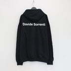 DAVIDE SORRENTI | PULLOVER HOODED SWEAT SHIRT -TYPE 2- #BLACK [DAVIDESORRENTI-WM-SS05]