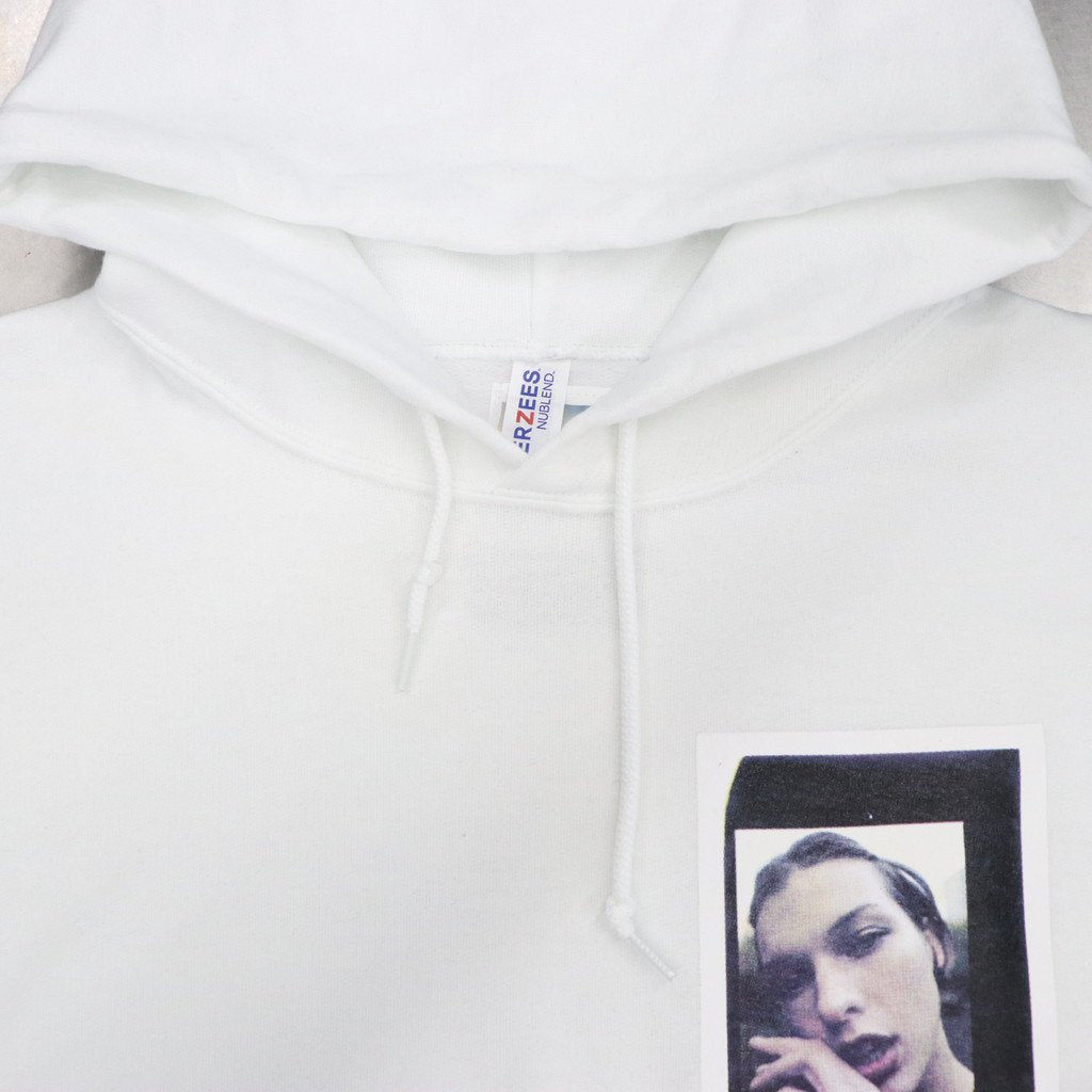 DAVIDE SORRENTI | PULLOVER HOODED SWEAT SHIRT -TYPE 2- #WHITE [DAVIDESORRENTI-WM-SS05]