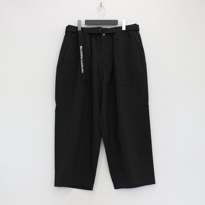 BAKER BAGGY SLACKS #BLACK [SU23-B06]