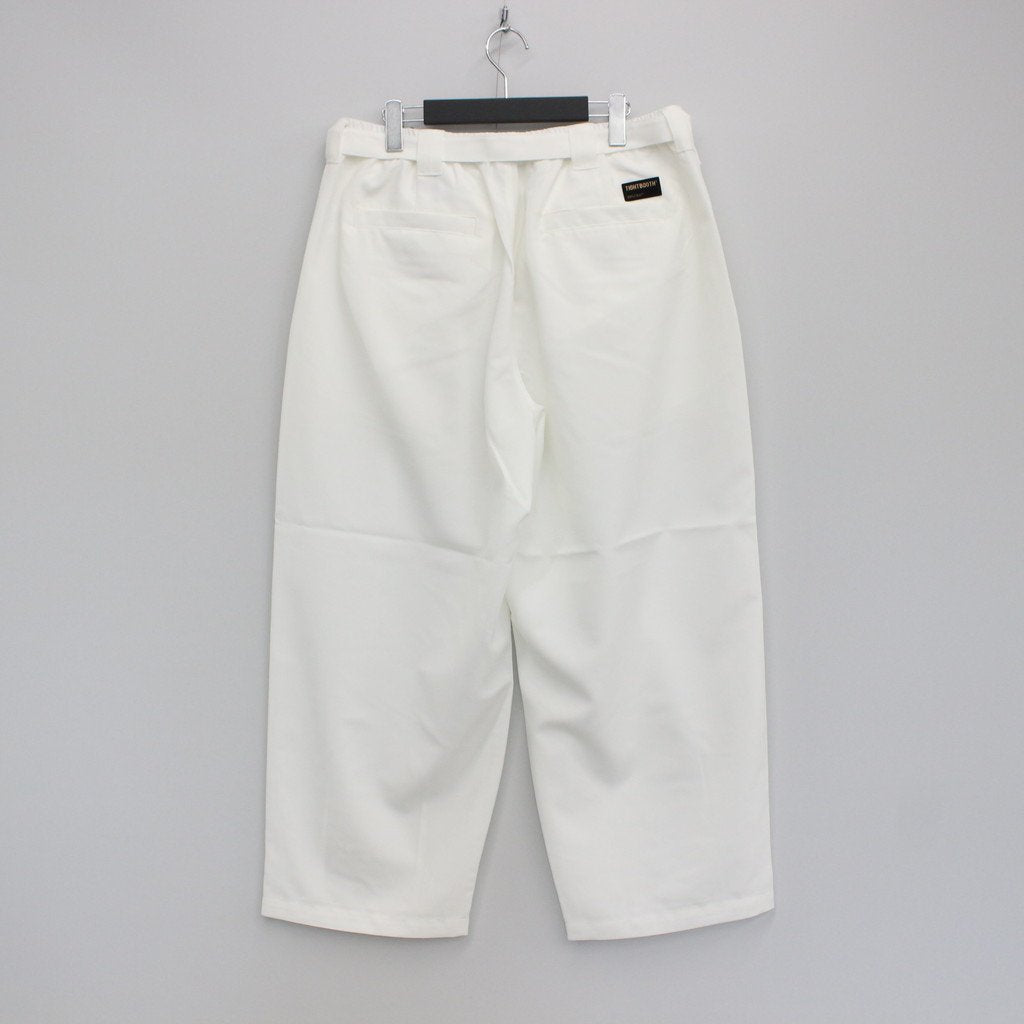 BAKER BAGGY SLACKS #WHITE [SU23-B06]
