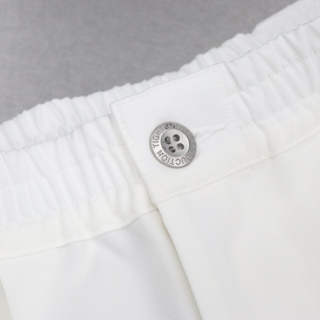 BAKER BAGGY SLACKS #WHITE [SU23-B06]