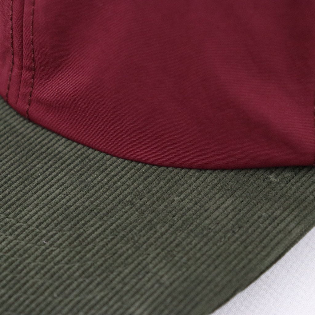 TECH 6PANEL CAP 2TONE #BURGUNDY [BC-53023W]