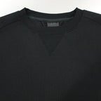 高科技衛衣圓領自由袖 #黑色 [BE-50023W]