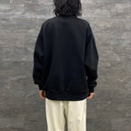 高科技衛衣圓領自由袖 #黑色 [BE-50023W]