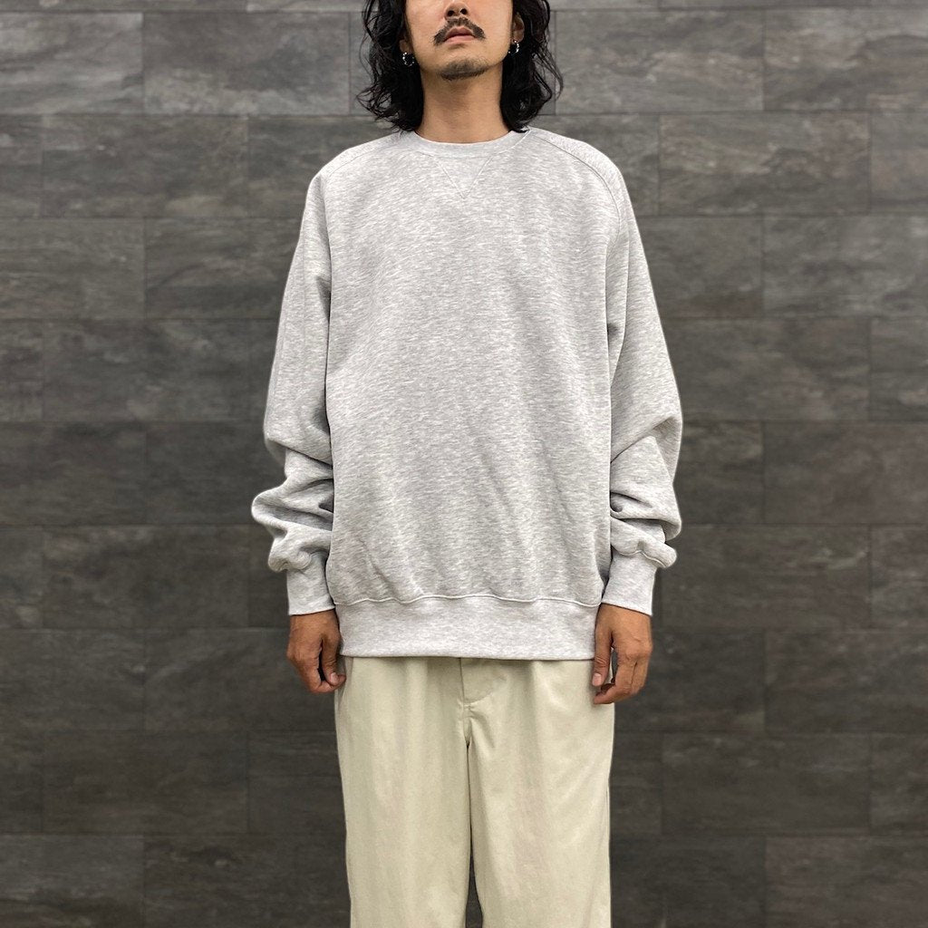 TECH SWEAT CREW FREEDOM SLEEVE #HEATHER GRAY [BE-50023W]