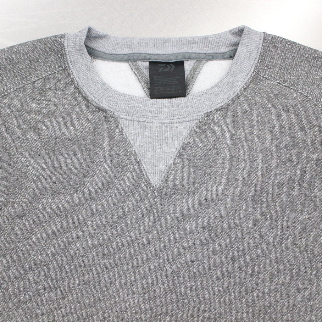 TECH SWEAT CREW FREEDOM SLEEVE #SALT PEPPER [BE-50023W]