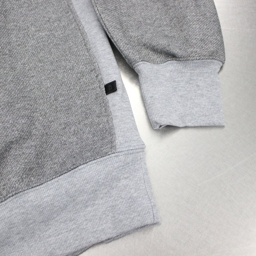 TECH SWEAT CREW FREEDOM SLEEVE #SALT PEPPER [BE-50023W]