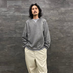 TECH SWEAT CREW FREEDOM SLEEVE #SALT PEPPER [BE-50023W]