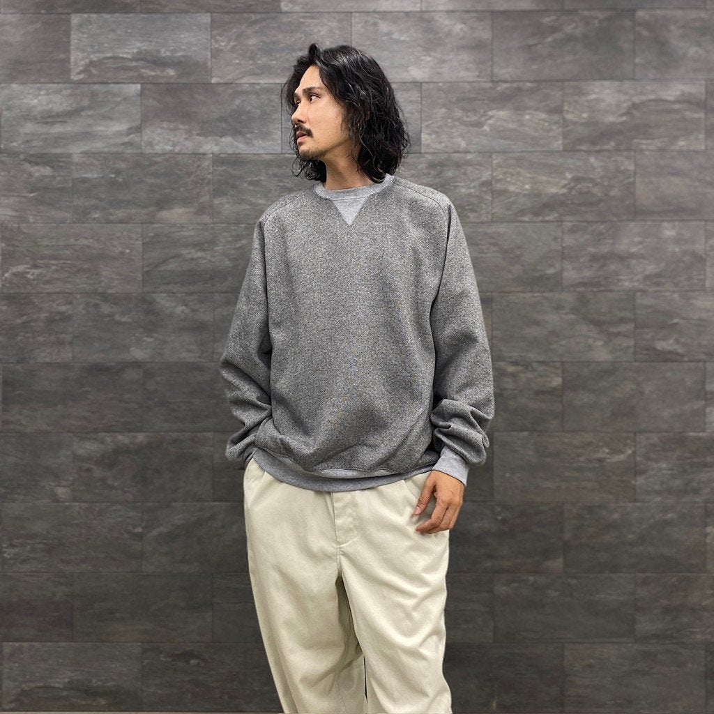 TECH SWEAT CREW FREEDOM SLEEVE #SALT PEPPER [BE-50023W] _ DAIWA