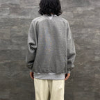 TECH SWEAT CREW FREEDOM SLEEVE #SALT PEPPER [BE-50023W]