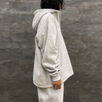 TECH SWEAT ANORAK PARKA #HEATHER GRAY [BE-53023W]
