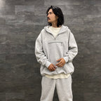 TECH SWEAT ANORAK PARKA #HEATHER GRAY [BE-53023W]