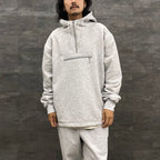 TECH SWEAT ANORAK PARKA #HEATHER GRAY [BE-53023W]