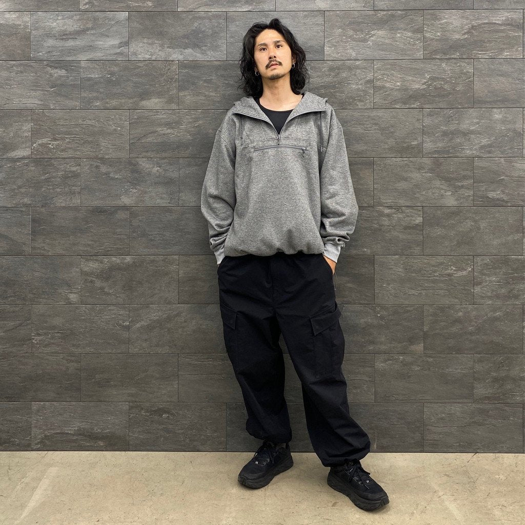 TECH SWEAT ANORAK PARKA #SALT PEPPER [BE-53023W] _ DAIWA PIER39