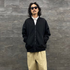 TECH SWEAT CARDIGAN #BLACK [BE-54023W]