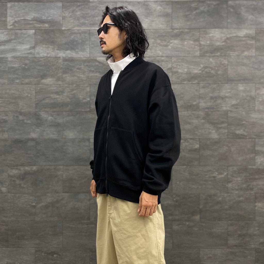 TECH SWEAT CARDIGAN #BLACK [BE-54023W]