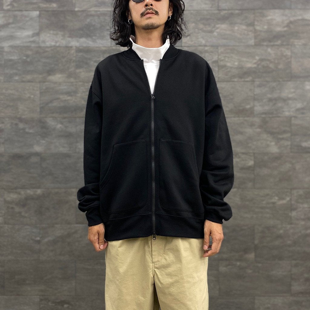 TECH SWEAT CARDIGAN #BLACK [BE-54023W]