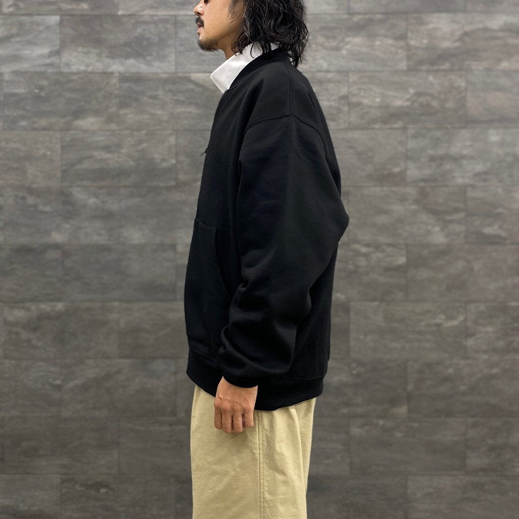 TECH SWEAT CARDIGAN #BLACK [BE-54023W]