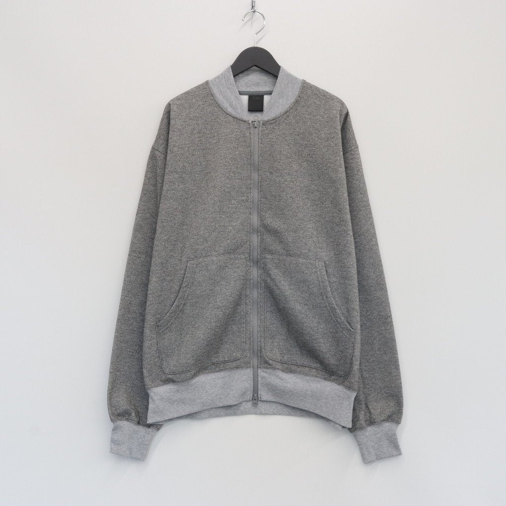 TECH SWEAT CARDIGAN #SALT PEPPER [BE-54023W]
