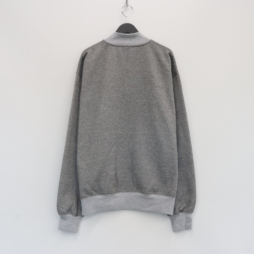 TECH SWEAT CARDIGAN #SALT PEPPER [BE-54023W]